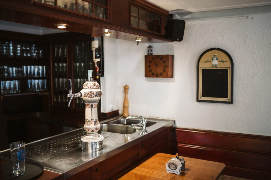 Ausschank im Restaurant