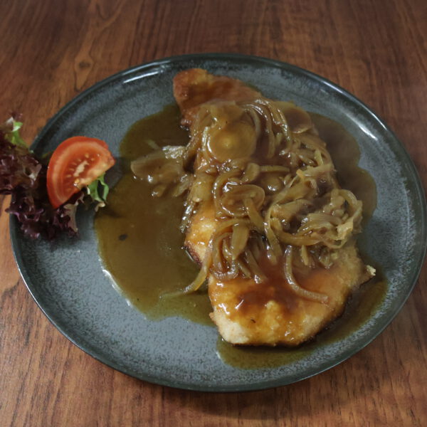 Zwiebelschnitzel Zwiebelschnitzel