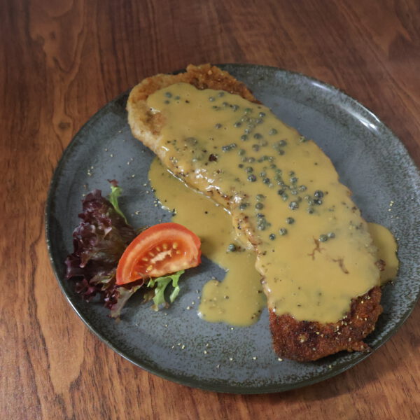 Pfefferrahmschnitzel Pfefferrahmschnitzel