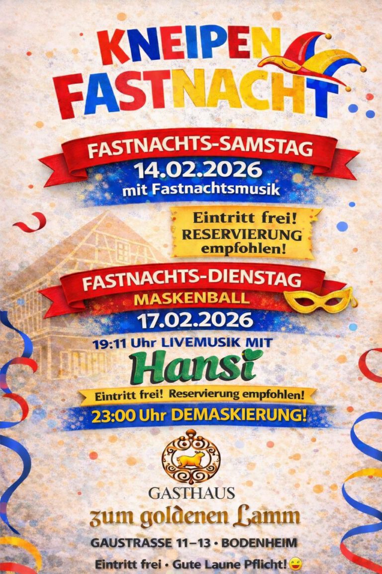Kneipenfastnacht 2026