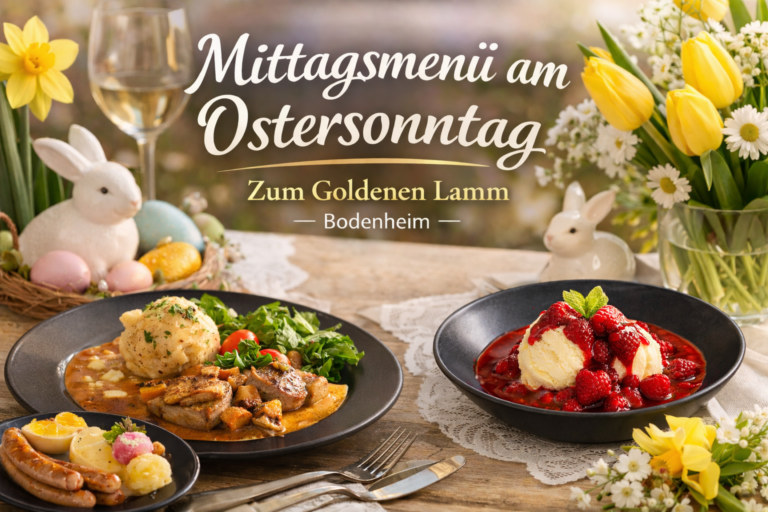 Mittagsmenü am Ostersonntag
