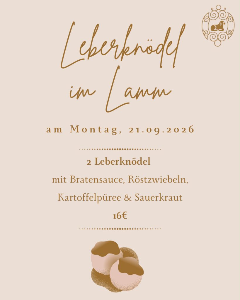 Lebeknödel Montag